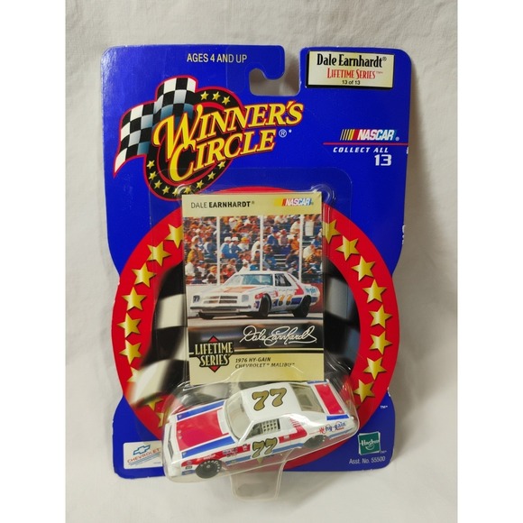 Winners Circle Other - 2000 DALE EARNHARDT 1:64 LIFETIME SERIES 13 of 13 #77 1976 Chevrolet Malibu Card